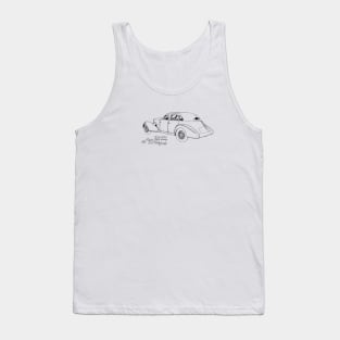 Car Design Vintage Patent Hand Drawing Tank Top